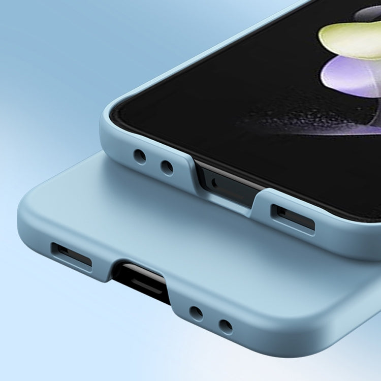 Custodia per telefono con sensazione di pelle per PC a iniezione di carburante, For Samsung Galaxy Z Flip5