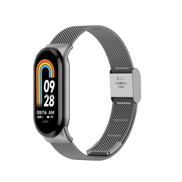 Cinturino per orologio in metallo con fibbia milanese, For Xiaomi Mi Band 8