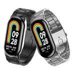 Cinturino per orologio in metallo a tre perle milanese, For Xiaomi Mi Band 8