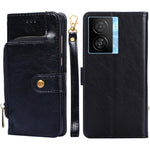 Custodia per cellulare in pelle con cerniera, For vivo iQOO Z7x, For OPPO A55S 5G, For Realme GT Neo5 SE, For Xiaomi Redmi Note 12 Turbo, For Kyocera Digno SX3-KYG02, For Nokia C12