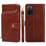 Custodia per cellulare in pelle con cerniera, For vivo iQOO Z7x, For OPPO A55S 5G, For Realme GT Neo5 SE, For Xiaomi Redmi Note 12 Turbo, For Kyocera Digno SX3-KYG02, For Nokia C12