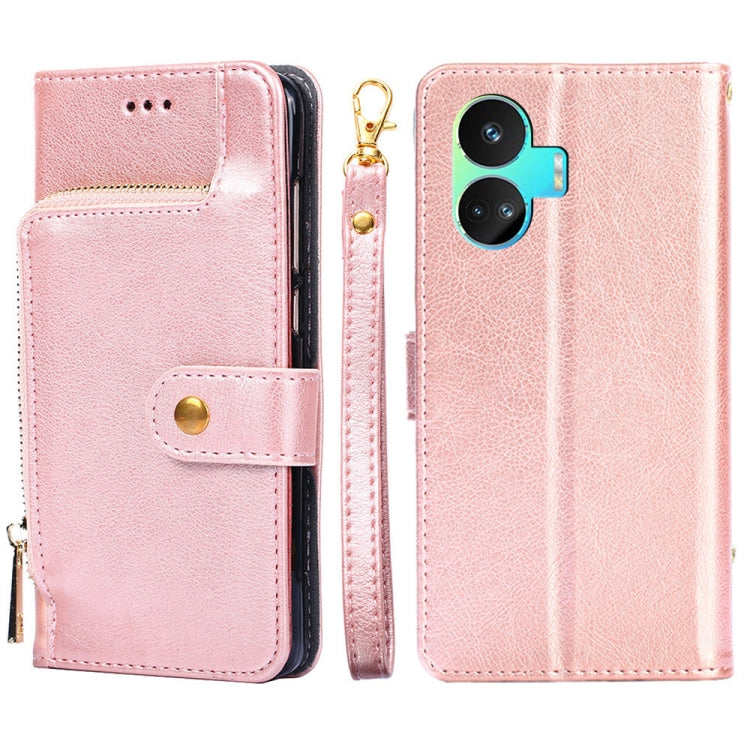 Custodia per cellulare in pelle con cerniera, For vivo iQOO Z7x, For OPPO A55S 5G, For Realme GT Neo5 SE, For Xiaomi Redmi Note 12 Turbo, For Kyocera Digno SX3-KYG02, For Nokia C12