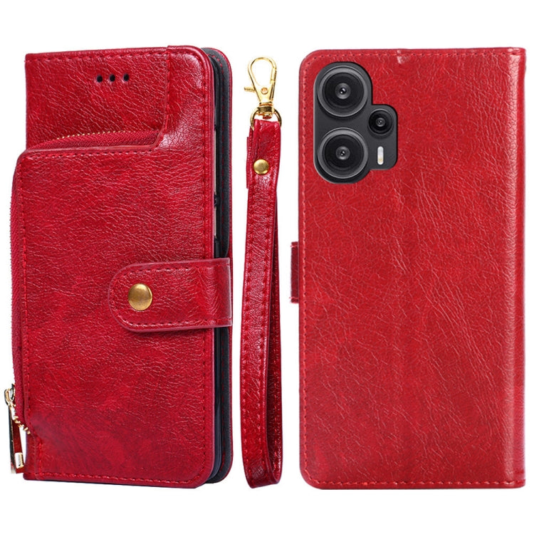 Custodia per cellulare in pelle con cerniera, For vivo iQOO Z7x, For OPPO A55S 5G, For Realme GT Neo5 SE, For Xiaomi Redmi Note 12 Turbo, For Kyocera Digno SX3-KYG02, For Nokia C12