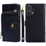 Custodia per cellulare in pelle con cerniera, For vivo iQOO Z7x, For OPPO A55S 5G, For Realme GT Neo5 SE, For Xiaomi Redmi Note 12 Turbo, For Kyocera Digno SX3-KYG02, For Nokia C12