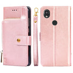 Custodia per cellulare in pelle con cerniera, For vivo iQOO Z7x, For OPPO A55S 5G, For Realme GT Neo5 SE, For Xiaomi Redmi Note 12 Turbo, For Kyocera Digno SX3-KYG02, For Nokia C12