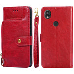 Custodia per cellulare in pelle con cerniera, For vivo iQOO Z7x, For OPPO A55S 5G, For Realme GT Neo5 SE, For Xiaomi Redmi Note 12 Turbo, For Kyocera Digno SX3-KYG02, For Nokia C12