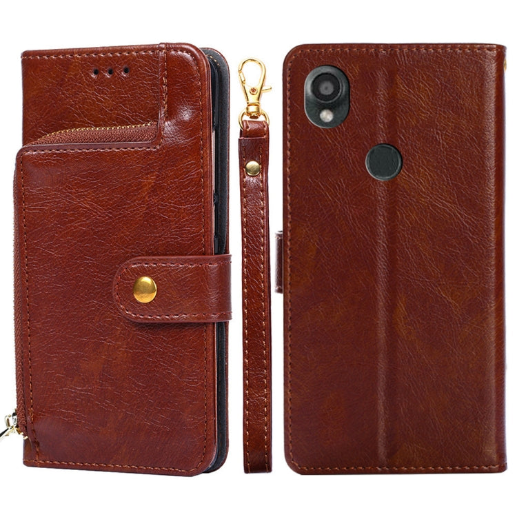 Custodia per cellulare in pelle con cerniera, For vivo iQOO Z7x, For OPPO A55S 5G, For Realme GT Neo5 SE, For Xiaomi Redmi Note 12 Turbo, For Kyocera Digno SX3-KYG02, For Nokia C12