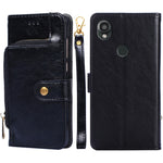 Custodia per cellulare in pelle con cerniera, For vivo iQOO Z7x, For OPPO A55S 5G, For Realme GT Neo5 SE, For Xiaomi Redmi Note 12 Turbo, For Kyocera Digno SX3-KYG02, For Nokia C12