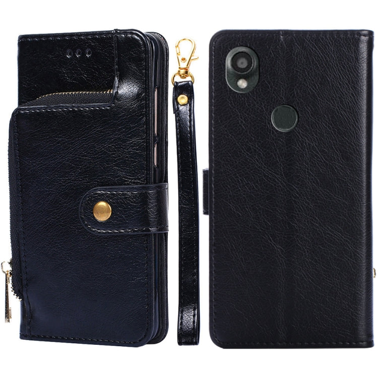 Custodia per cellulare in pelle con cerniera, For vivo iQOO Z7x, For OPPO A55S 5G, For Realme GT Neo5 SE, For Xiaomi Redmi Note 12 Turbo, For Kyocera Digno SX3-KYG02, For Nokia C12