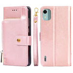 Custodia per cellulare in pelle con cerniera, For vivo iQOO Z7x, For OPPO A55S 5G, For Realme GT Neo5 SE, For Xiaomi Redmi Note 12 Turbo, For Kyocera Digno SX3-KYG02, For Nokia C12