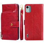 Custodia per cellulare in pelle con cerniera, For vivo iQOO Z7x, For OPPO A55S 5G, For Realme GT Neo5 SE, For Xiaomi Redmi Note 12 Turbo, For Kyocera Digno SX3-KYG02, For Nokia C12