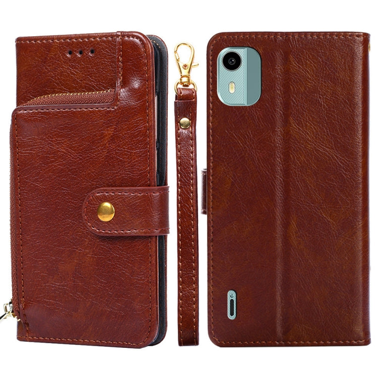 Custodia per cellulare in pelle con cerniera, For vivo iQOO Z7x, For OPPO A55S 5G, For Realme GT Neo5 SE, For Xiaomi Redmi Note 12 Turbo, For Kyocera Digno SX3-KYG02, For Nokia C12