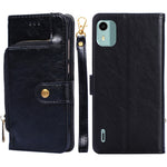 Custodia per cellulare in pelle con cerniera, For vivo iQOO Z7x, For OPPO A55S 5G, For Realme GT Neo5 SE, For Xiaomi Redmi Note 12 Turbo, For Kyocera Digno SX3-KYG02, For Nokia C12
