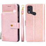 Custodia per cellulare in pelle con cerniera, For Nokia C22, For Nokia C32, For Samsung Galaxy A04e 4G, For Samsung Galaxy A54 5G, For Samsung Galaxy M14 5G