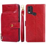 Custodia per cellulare in pelle con cerniera, For Nokia C22, For Nokia C32, For Samsung Galaxy A04e 4G, For Samsung Galaxy A54 5G, For Samsung Galaxy M14 5G