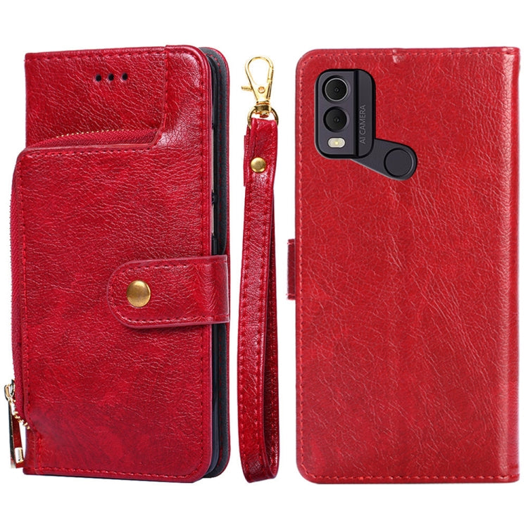 Custodia per cellulare in pelle con cerniera, For Nokia C22, For Nokia C32, For Samsung Galaxy A04e 4G, For Samsung Galaxy A54 5G, For Samsung Galaxy M14 5G