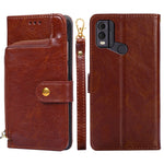 Custodia per cellulare in pelle con cerniera, For Nokia C22, For Nokia C32, For Samsung Galaxy A04e 4G, For Samsung Galaxy A54 5G, For Samsung Galaxy M14 5G