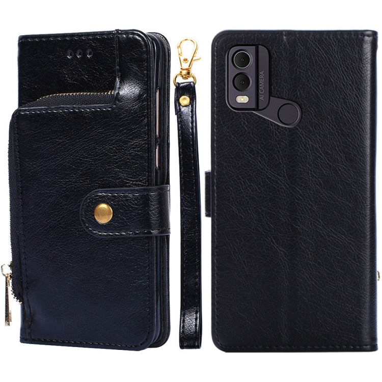 Custodia per cellulare in pelle con cerniera, For Nokia C22, For Nokia C32, For Samsung Galaxy A04e 4G, For Samsung Galaxy A54 5G, For Samsung Galaxy M14 5G