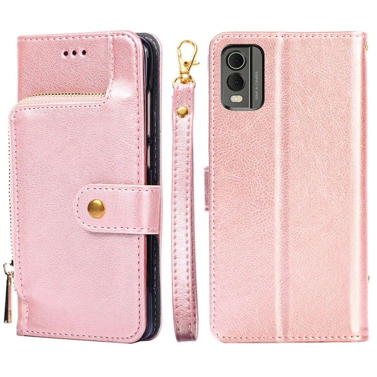 Custodia per cellulare in pelle con cerniera, For Nokia C22, For Nokia C32, For Samsung Galaxy A04e 4G, For Samsung Galaxy A54 5G, For Samsung Galaxy M14 5G