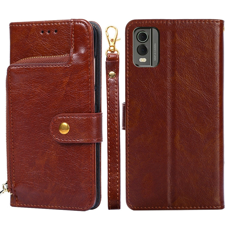 Custodia per cellulare in pelle con cerniera, For Nokia C22, For Nokia C32, For Samsung Galaxy A04e 4G, For Samsung Galaxy A54 5G, For Samsung Galaxy M14 5G