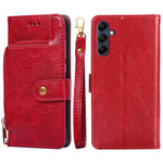 Custodia per cellulare in pelle con cerniera, For Nokia C22, For Nokia C32, For Samsung Galaxy A04e 4G, For Samsung Galaxy A54 5G, For Samsung Galaxy M14 5G