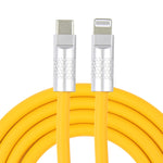 Mech Series 120W USB-C / Type-C a 8 pin in metallo con spina in silicone Cavo dati di ricarica rapida in silicone, lunghezza: 1,2 m, 8 Pin, 1.2m Type-C to 8 Pin