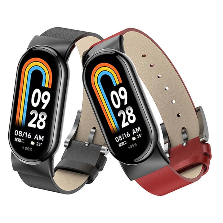 Cinturino di ricambio in pelle, For Xiaomi Mi Band 8