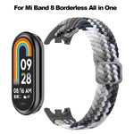 Cinturino elastico intrecciato in nylon regolabile, For Xiaomi Mi Band 8