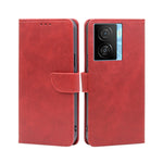Custodia per telefono in pelle flip con fibbia in vitello, For vivo iQOO Z7x, For OPPO A55S 5G, For Realme GT Neo5 SE, For Xiaomi Redmi Note 12 Turbo, For Kyocera Digno SX3-KYG02, For Nokia C12