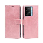 Custodia per telefono in pelle flip con fibbia in vitello, For vivo iQOO Z7x, For OPPO A55S 5G, For Realme GT Neo5 SE, For Xiaomi Redmi Note 12 Turbo, For Kyocera Digno SX3-KYG02, For Nokia C12