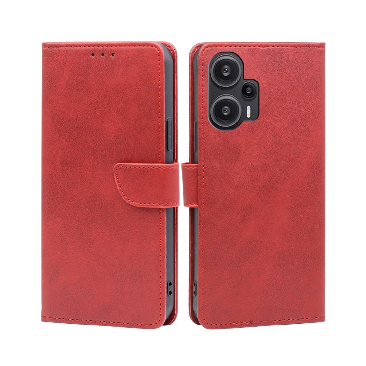 Custodia per telefono in pelle flip con fibbia in vitello, For vivo iQOO Z7x, For OPPO A55S 5G, For Realme GT Neo5 SE, For Xiaomi Redmi Note 12 Turbo, For Kyocera Digno SX3-KYG02, For Nokia C12