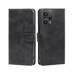 Custodia per telefono in pelle flip con fibbia in vitello, For vivo iQOO Z7x, For OPPO A55S 5G, For Realme GT Neo5 SE, For Xiaomi Redmi Note 12 Turbo, For Kyocera Digno SX3-KYG02, For Nokia C12