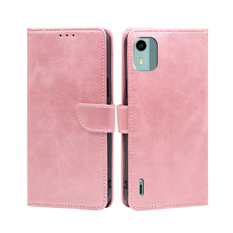 Custodia per telefono in pelle flip con fibbia in vitello, For vivo iQOO Z7x, For OPPO A55S 5G, For Realme GT Neo5 SE, For Xiaomi Redmi Note 12 Turbo, For Kyocera Digno SX3-KYG02, For Nokia C12