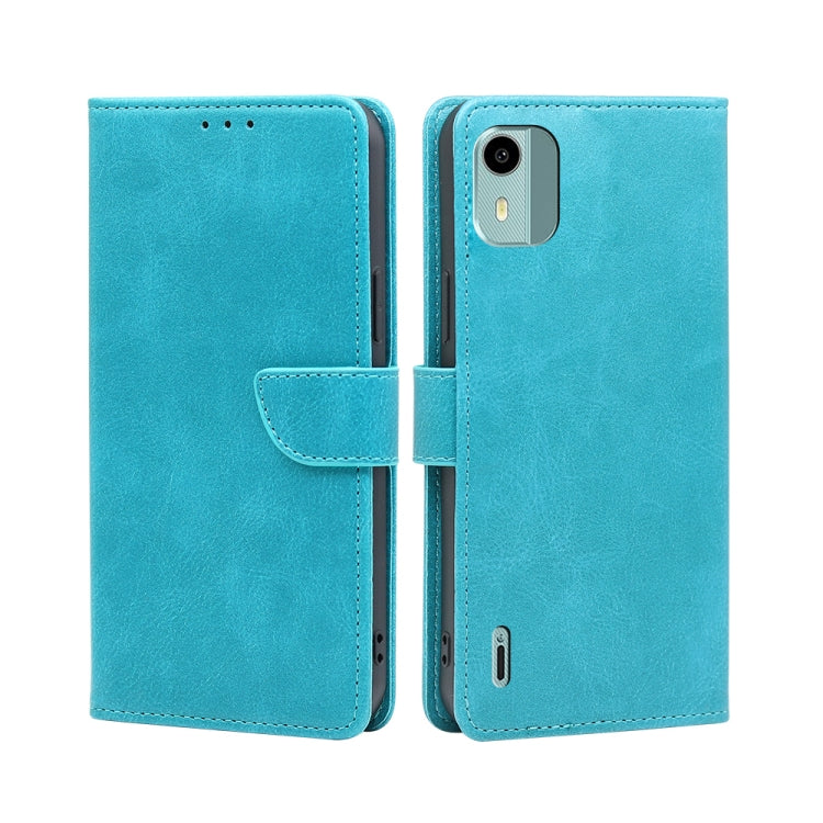 Custodia per telefono in pelle flip con fibbia in vitello, For vivo iQOO Z7x, For OPPO A55S 5G, For Realme GT Neo5 SE, For Xiaomi Redmi Note 12 Turbo, For Kyocera Digno SX3-KYG02, For Nokia C12