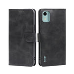 Custodia per telefono in pelle flip con fibbia in vitello, For vivo iQOO Z7x, For OPPO A55S 5G, For Realme GT Neo5 SE, For Xiaomi Redmi Note 12 Turbo, For Kyocera Digno SX3-KYG02, For Nokia C12