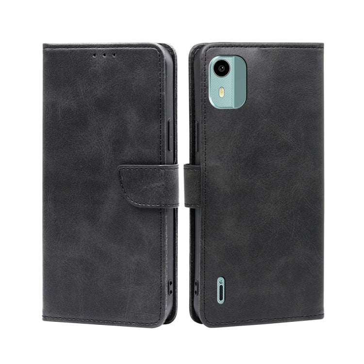 Custodia per telefono in pelle flip con fibbia in vitello, For vivo iQOO Z7x, For OPPO A55S 5G, For Realme GT Neo5 SE, For Xiaomi Redmi Note 12 Turbo, For Kyocera Digno SX3-KYG02, For Nokia C12