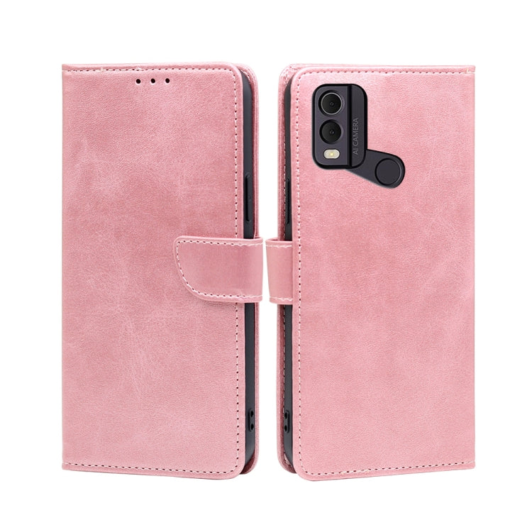 Custodia per telefono in pelle flip con fibbia in vitello, For Nokia C22, For Nokia C32, For Samsung Galaxy A54 5G, For Samsung Galaxy M14 5G