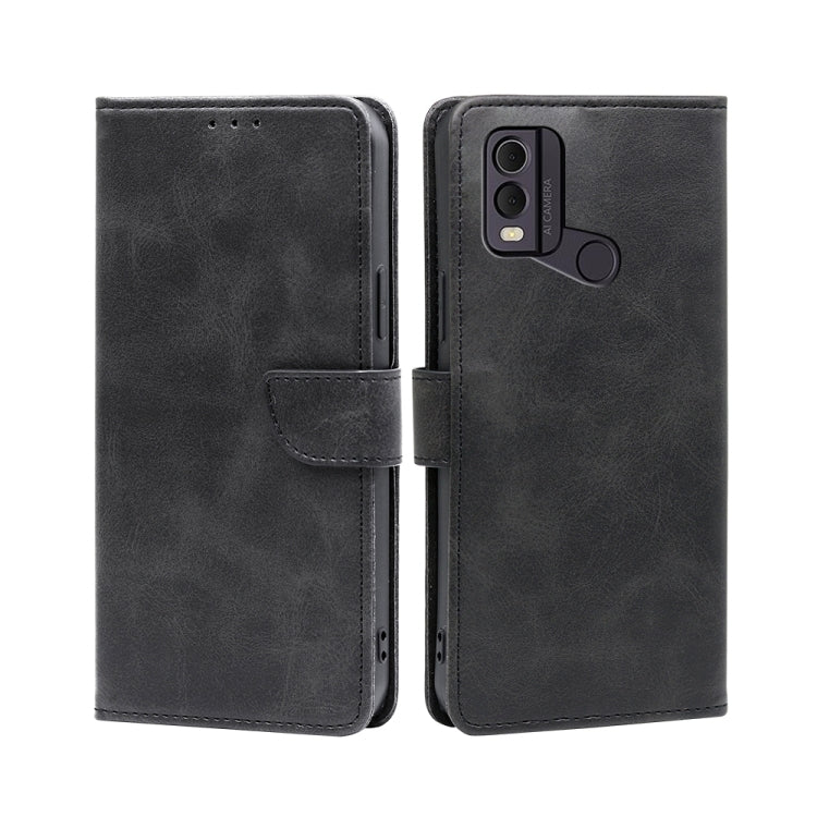 Custodia per telefono in pelle flip con fibbia in vitello, For Nokia C22, For Nokia C32, For Samsung Galaxy A54 5G, For Samsung Galaxy M14 5G