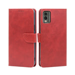 Custodia per telefono in pelle flip con fibbia in vitello, For Nokia C22, For Nokia C32, For Samsung Galaxy A54 5G, For Samsung Galaxy M14 5G