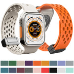 Cinturino in silicone con chiusura magnetica, For Apple Watch Series 8&7 41mm