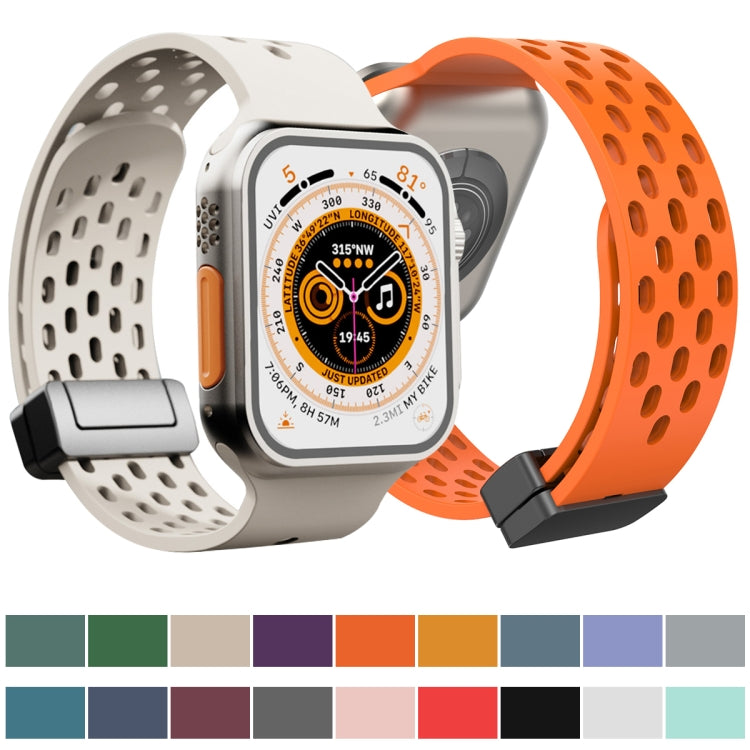 Cinturino in silicone con chiusura magnetica, For Apple Watch Series 8&7 41mm