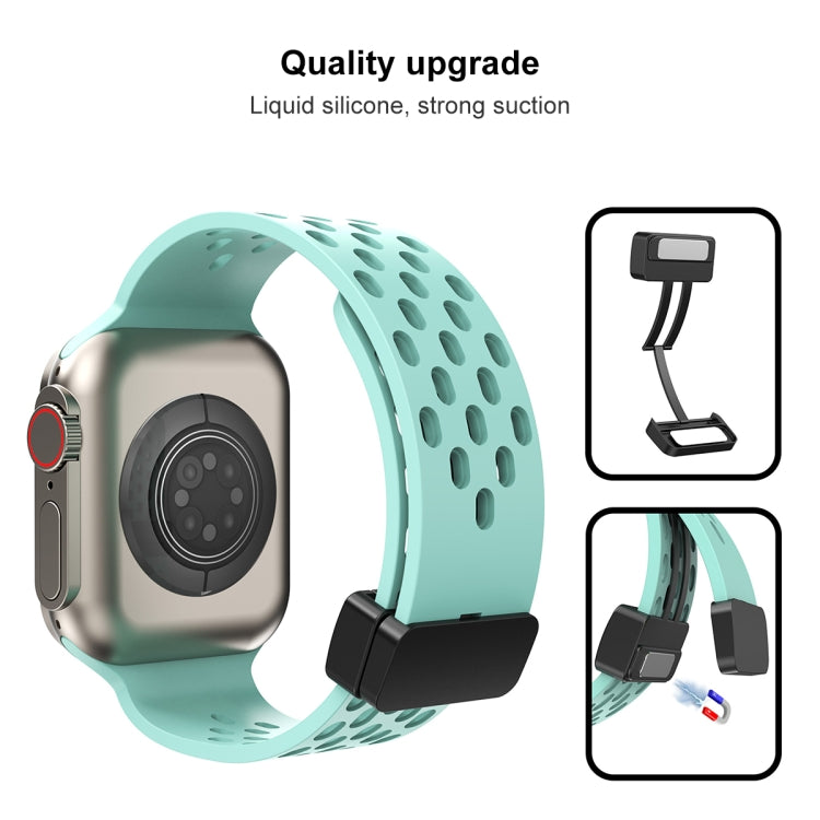 Cinturino in silicone con chiusura magnetica, For Apple Watch Series 8&7 41mm