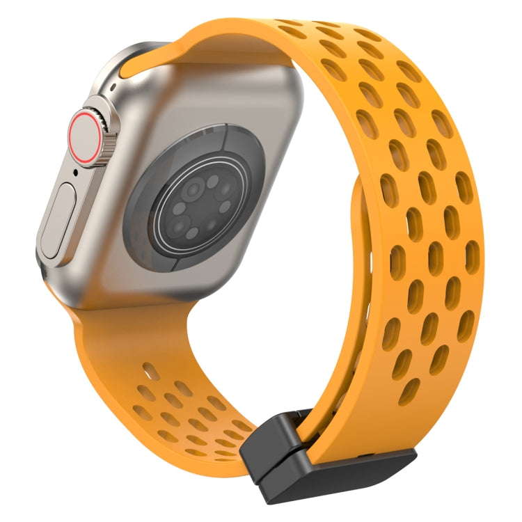 Cinturino in silicone con chiusura magnetica, For Apple Watch Series 8&7 45mm