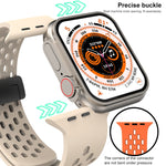 Cinturino in silicone con chiusura magnetica, For Apple Watch Series 8&7 45mm