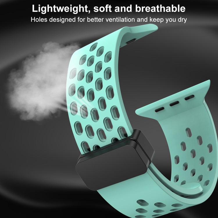 Cinturino in silicone con chiusura magnetica, For Apple Watch Series 8&7 45mm
