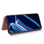 Custodia per telefono in pelle con vibrazione in fibra di carbonio, For Realme GT Neo5 SE, For DOOGEE X97 / X97 Pro, For ASUS ROG Phone 7, For Motorola Edge 40 Pro
