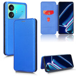 Custodia per telefono in pelle con vibrazione in fibra di carbonio, For Realme GT Neo5 SE, For DOOGEE X97 / X97 Pro, For ASUS ROG Phone 7, For Motorola Edge 40 Pro