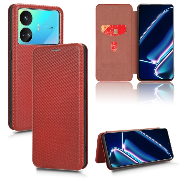 Custodia per telefono in pelle con vibrazione in fibra di carbonio, For Realme GT Neo5 SE, For DOOGEE X97 / X97 Pro, For ASUS ROG Phone 7, For Motorola Edge 40 Pro