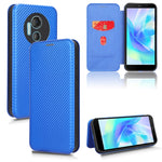 Custodia per telefono in pelle con vibrazione in fibra di carbonio, For Realme GT Neo5 SE, For DOOGEE X97 / X97 Pro, For ASUS ROG Phone 7, For Motorola Edge 40 Pro