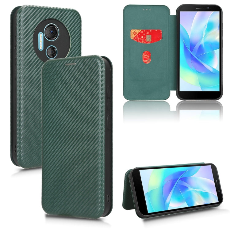 Custodia per telefono in pelle con vibrazione in fibra di carbonio, For Realme GT Neo5 SE, For DOOGEE X97 / X97 Pro, For ASUS ROG Phone 7, For Motorola Edge 40 Pro